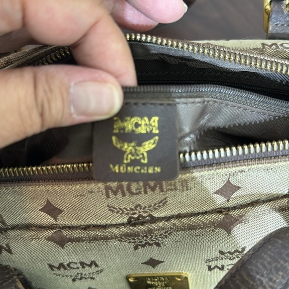 MCM Monogram Shoulder Bag - Picture 8 of 9